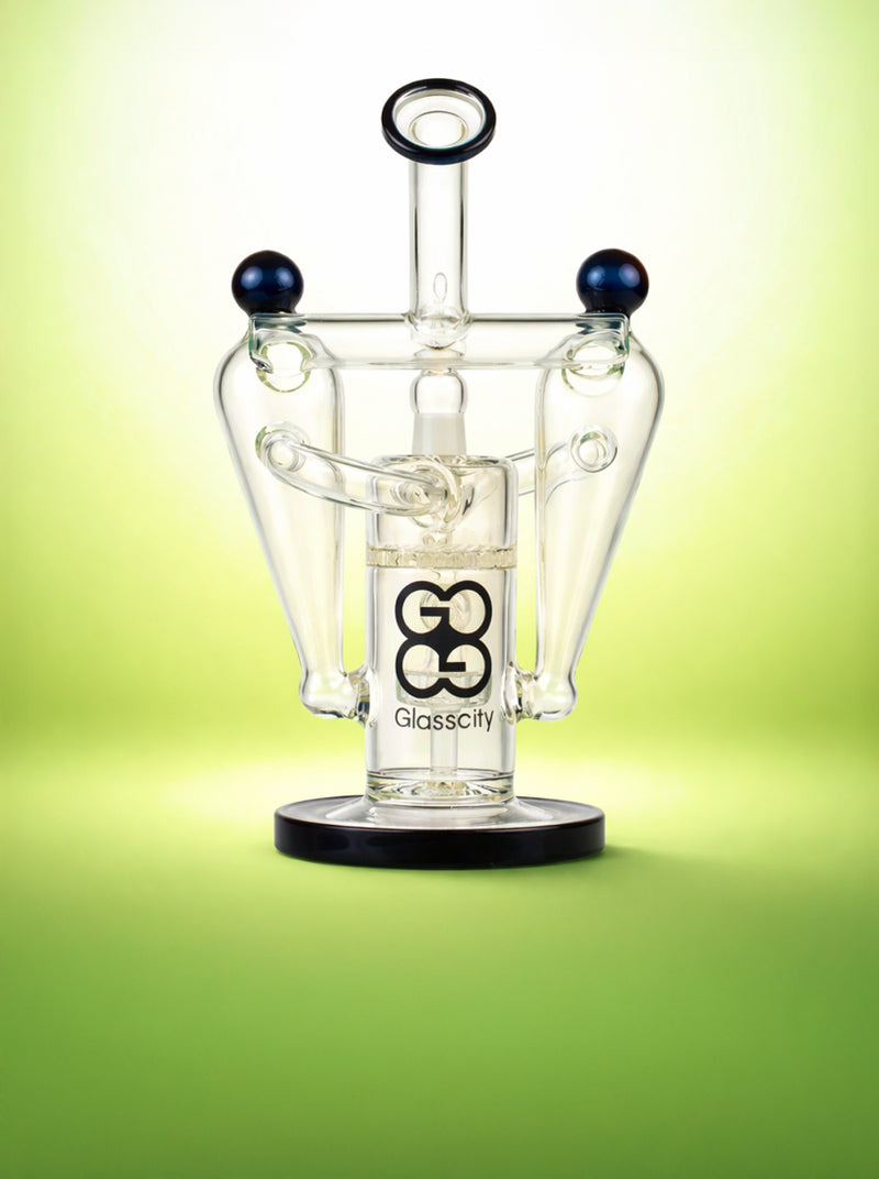 Glasscity Recycler Vapor Bubbler with Showerhead